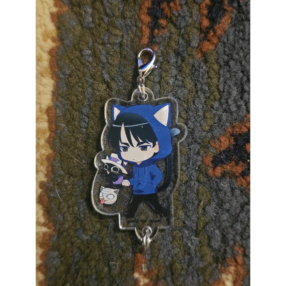 Seung-gil Lee Yuri!!! On Ice in Namjatown Acryllic Keychain Charm Anime Cat Boy
